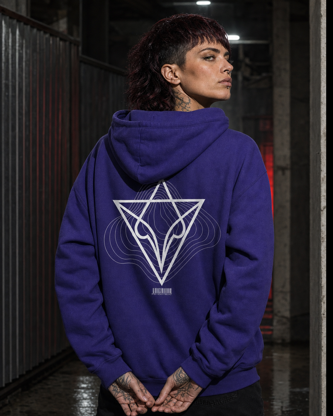 DX:25 / Ultraviolet Graphic Hoodie