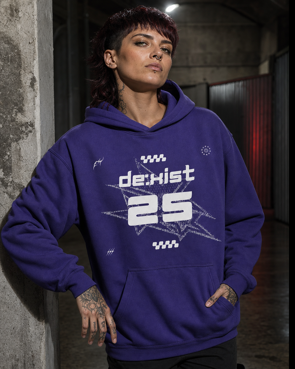 DX:25 / Ultraviolet Graphic Hoodie