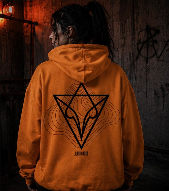 DX:25 / Electric Orange Graphic Hoodie
