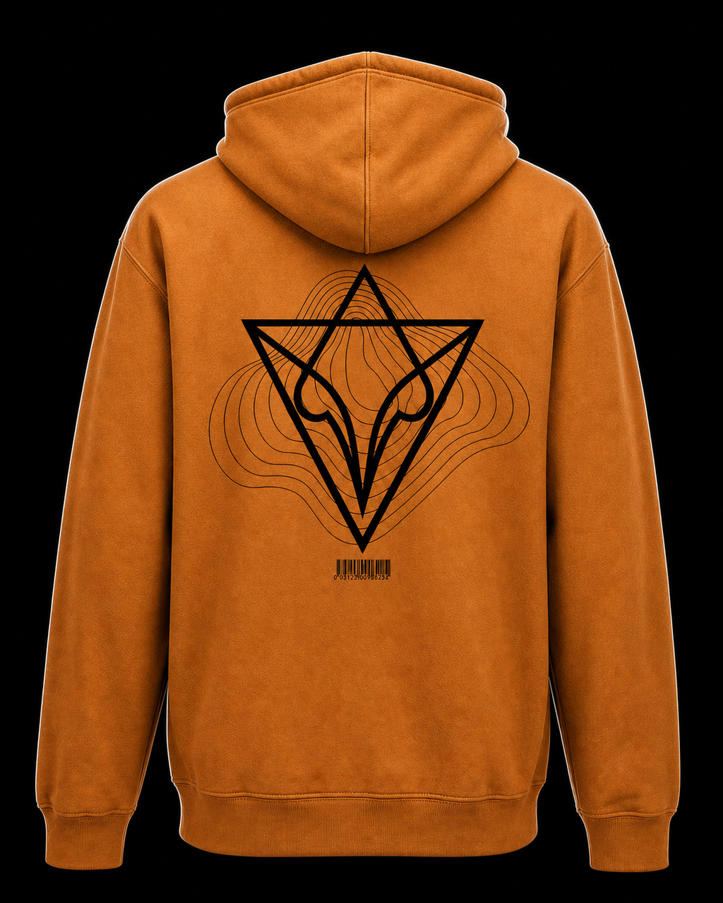 DX:25 / Electric Orange Graphic Hoodie