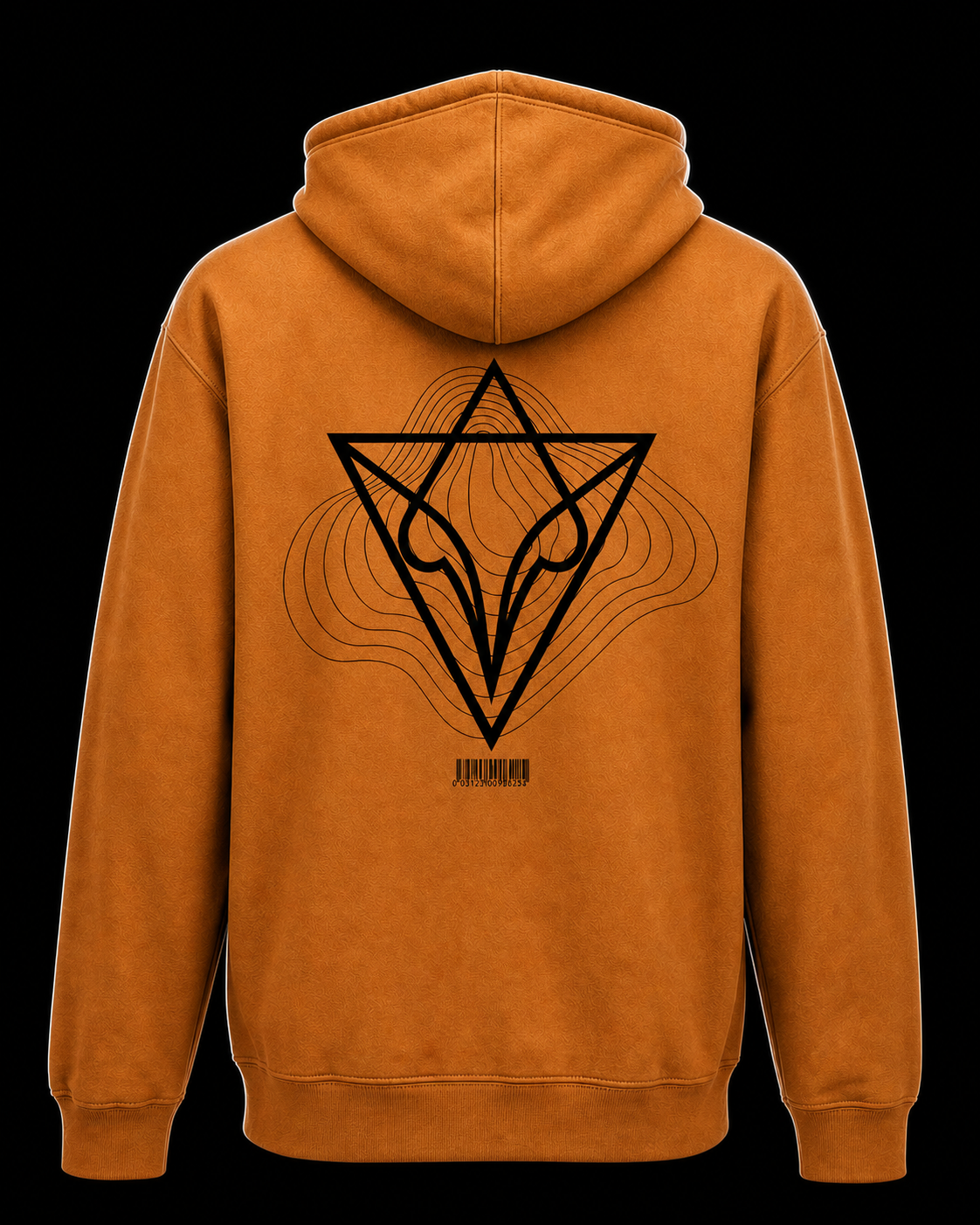 DX:25 / Electric Orange Graphic Hoodie