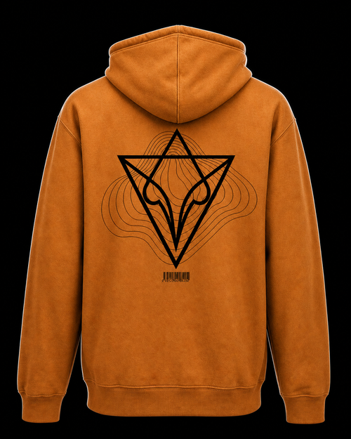 DX:25 / Electric Orange Graphic Hoodie